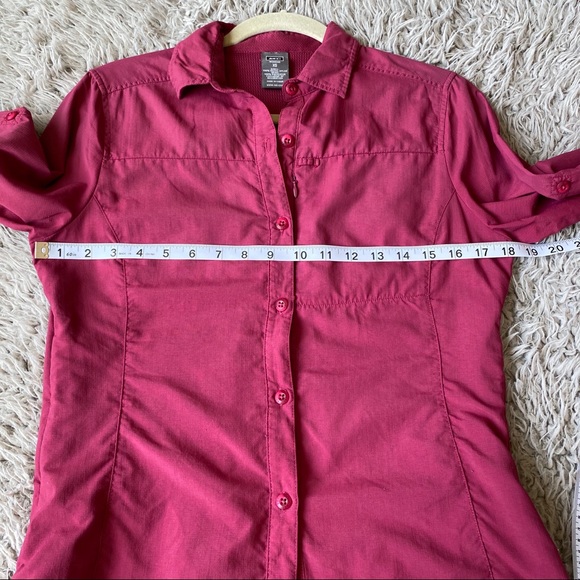 REI Burgundy Women’s Long Sleeve Shirt - Picture 9 of 9